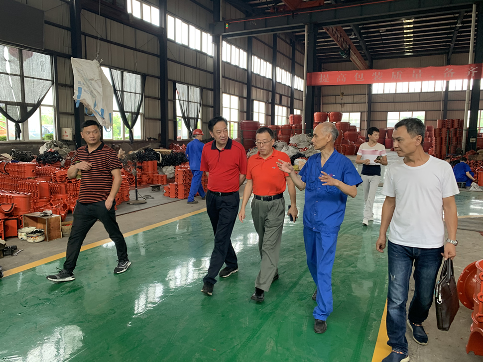 廣西水協會長楊建勞、秘書長鄭家榮來我司考察 座談 調研