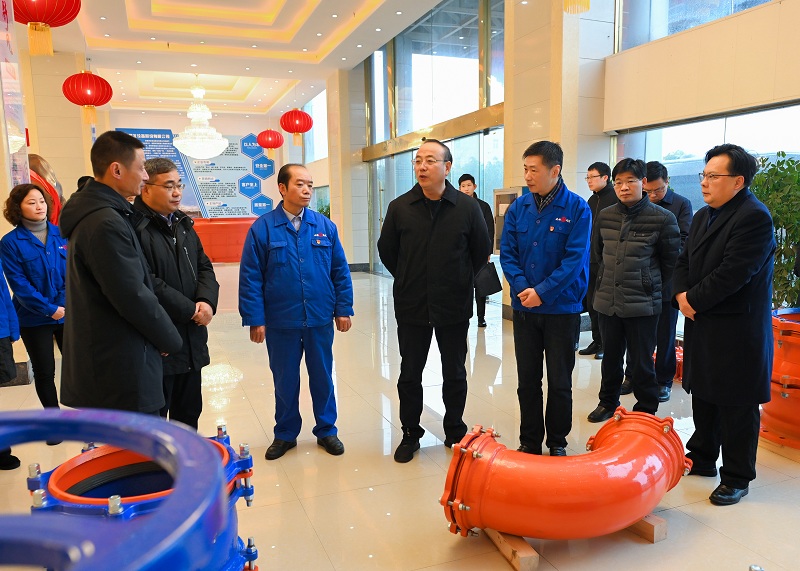 市委書記張祥安來我司調研復工復產工作